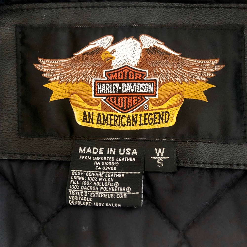 Women’s Harley Davidson Biker Jacket - Picture 6 of 8